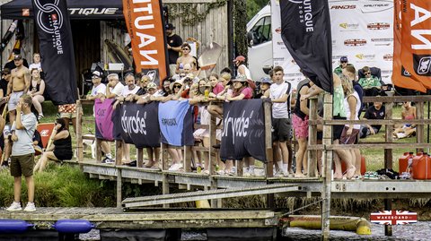 Rider at the 2025 Midlands Nautique Wake Open - Photo Mantis Pro Media