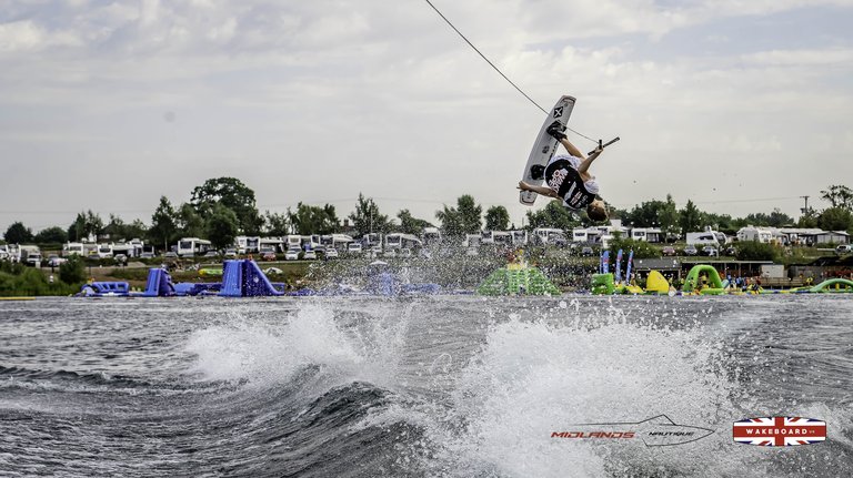 Rider at the 2025 Midlands Nautique Wake Open - Photo Mantis Pro Media