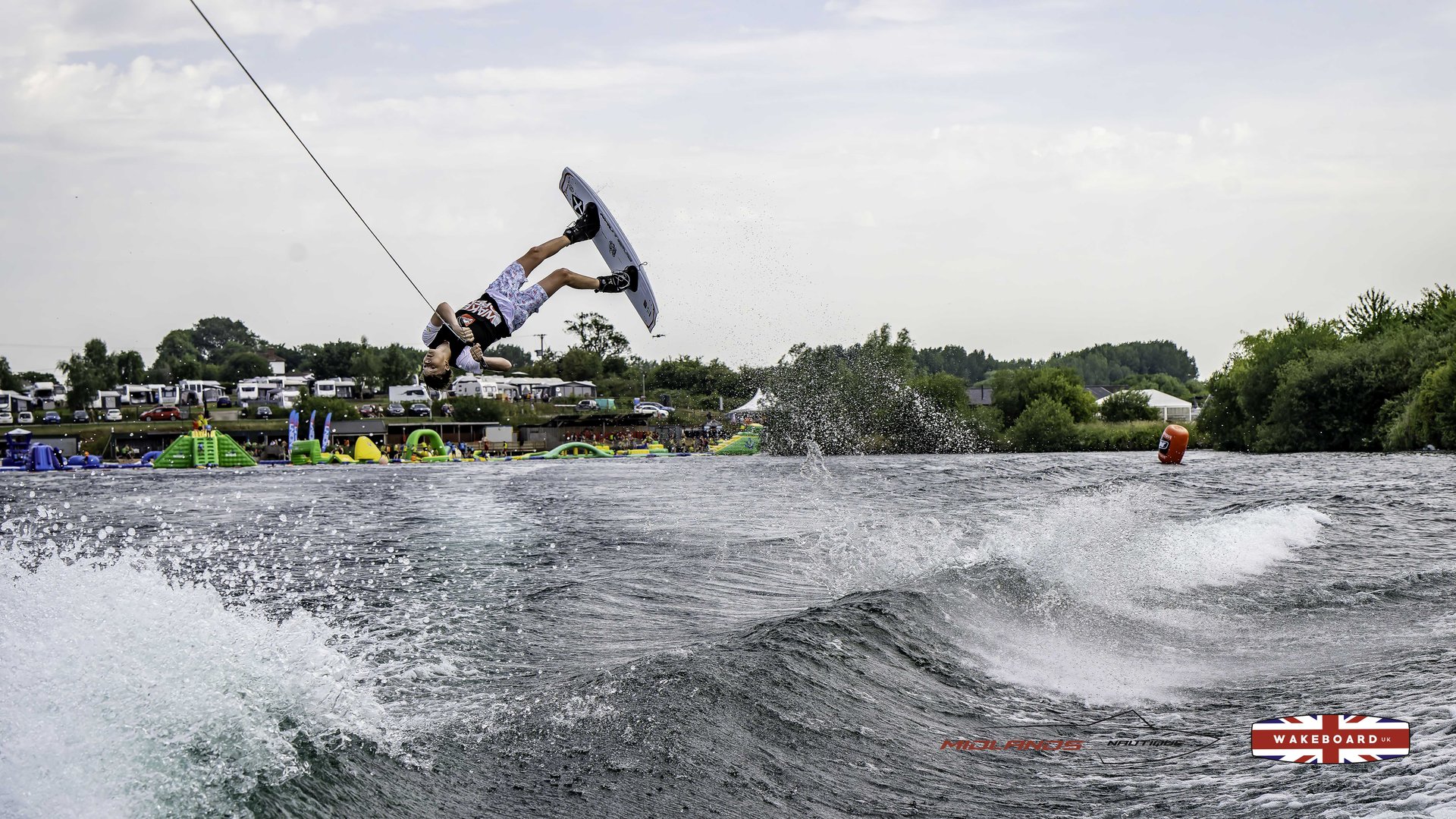 Rider at the 2025 Midlands Nautique Wake Open