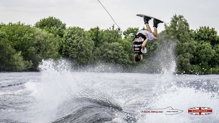Rider at the 2025 Midlands Nautique Wake Open - Photo Mantis Pro Media