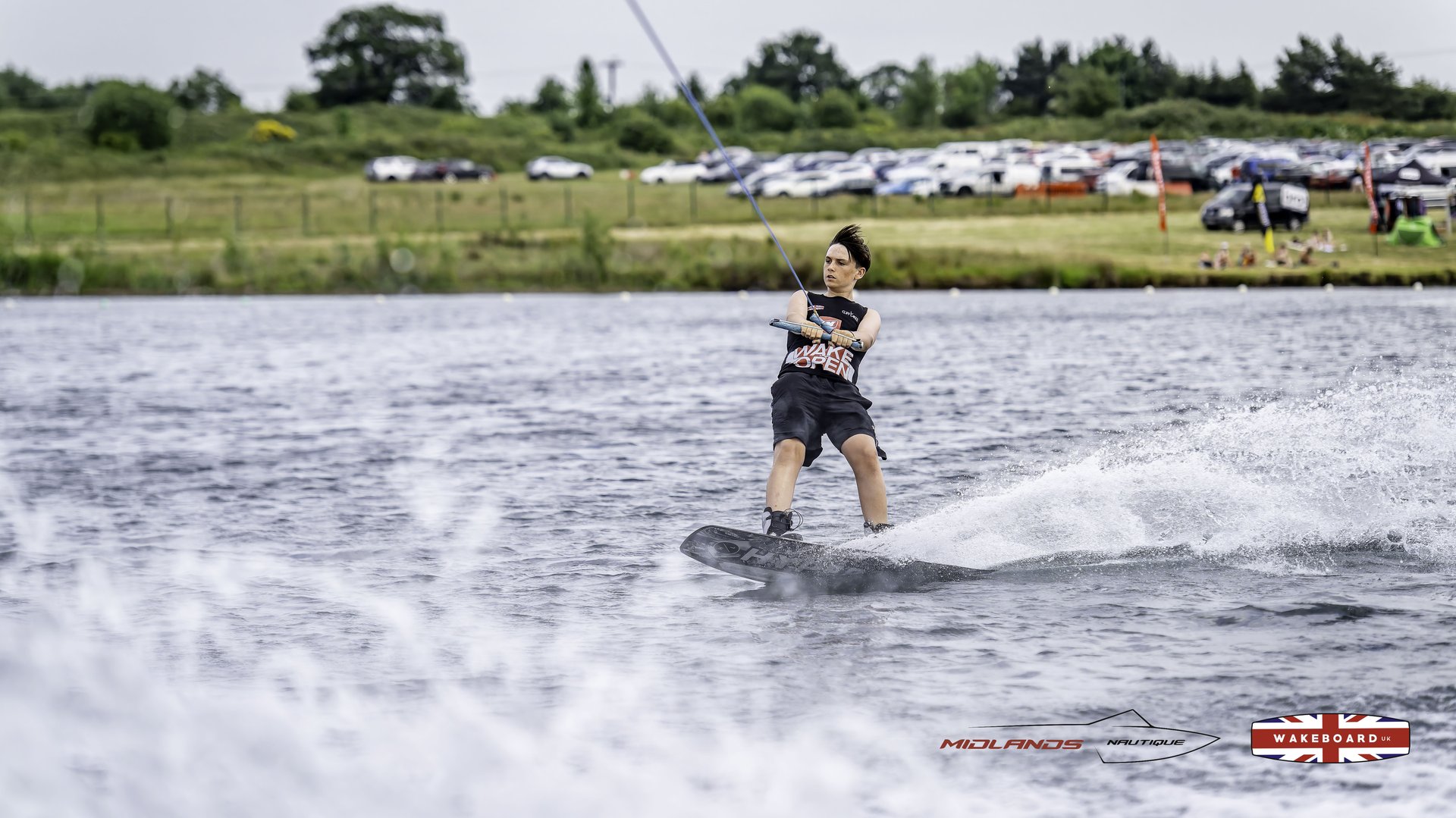 Rider at the 2025 Midlands Nautique Wake Open
