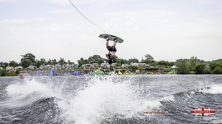Rider at the 2025 Midlands Nautique Wake Open - Photo Mantis Pro Media
