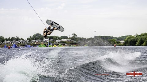 Rider at the 2025 Midlands Nautique Wake Open - Photo Mantis Pro Media