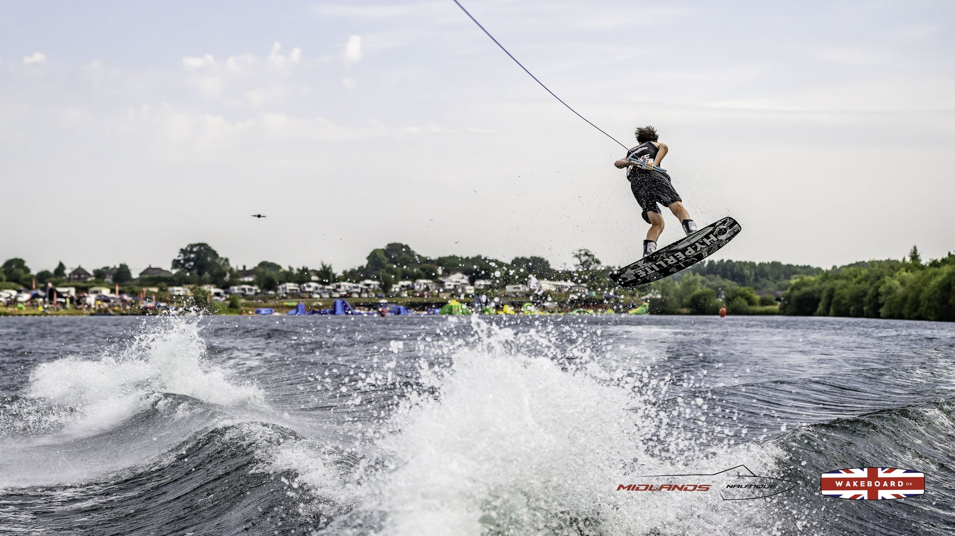Rider at the 2025 Midlands Nautique Wake Open