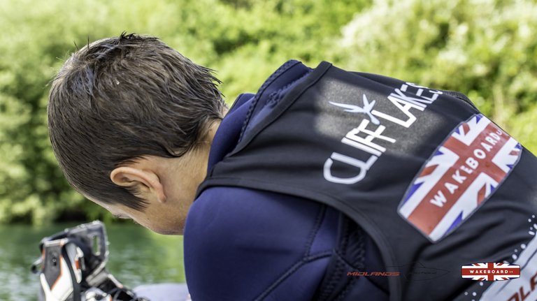 Rider at the 2025 Midlands Nautique Wake Open - Photo Mantis Pro Media