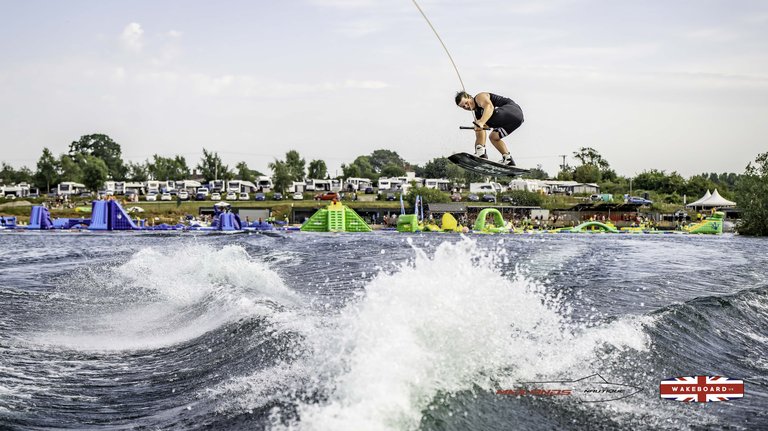 Rider at the 2025 Midlands Nautique Wake Open - Photo Mantis Pro Media
