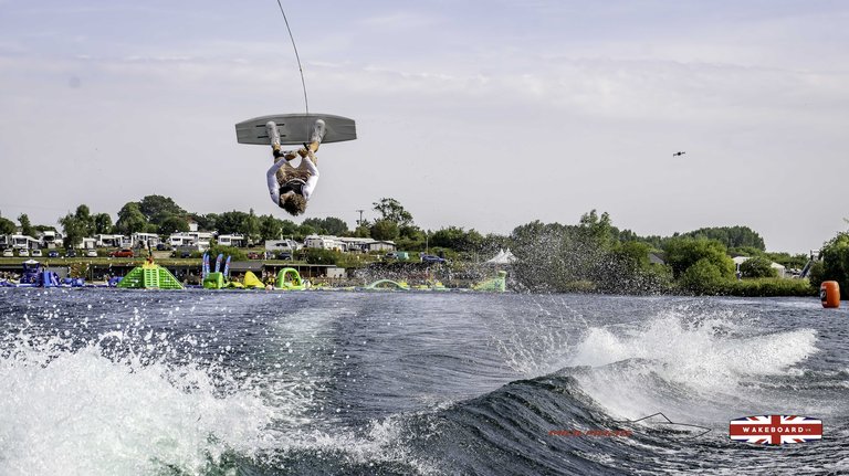 Rider at the 2025 Midlands Nautique Wake Open - Photo Mantis Pro Media