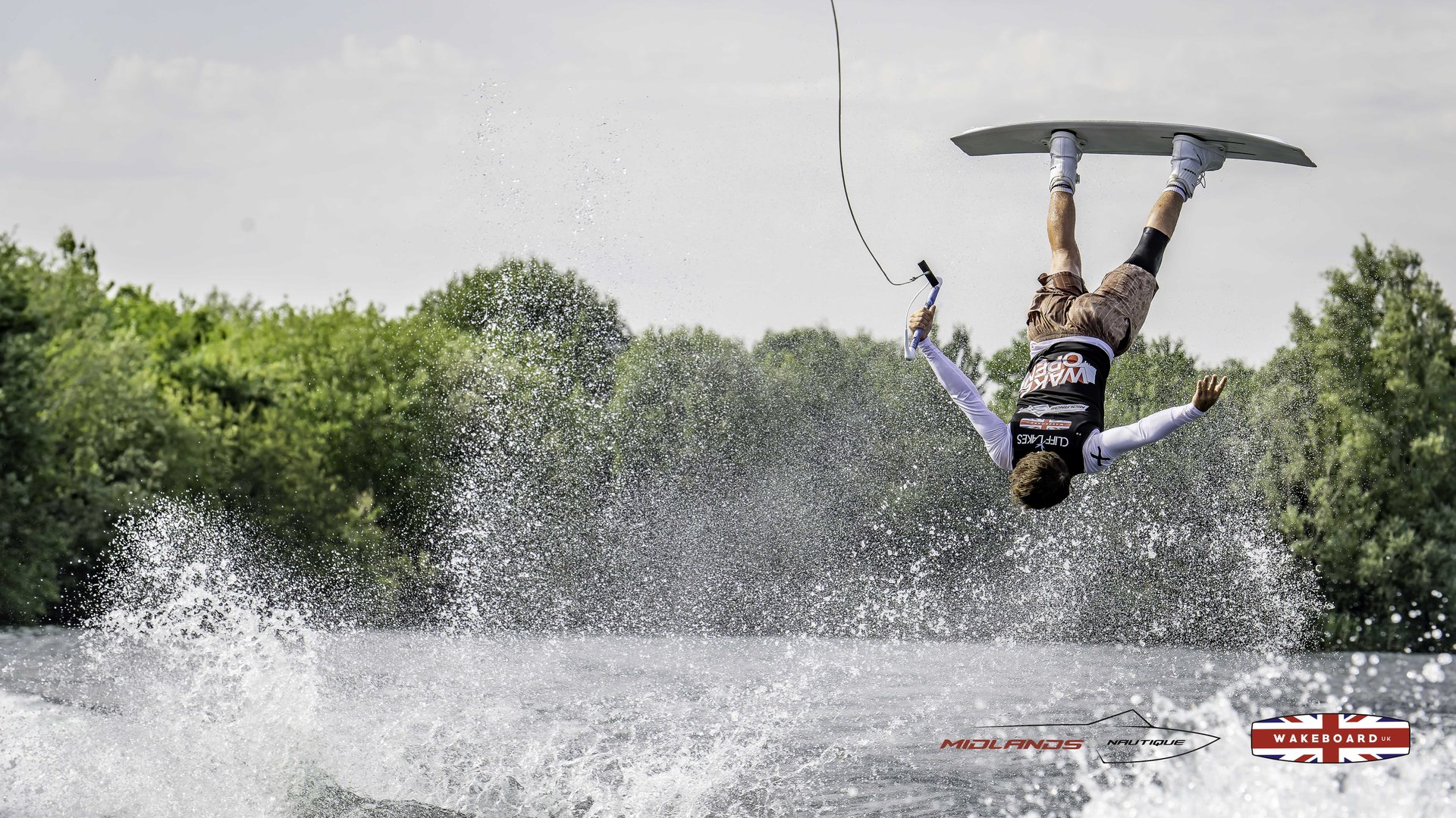Rider at the 2025 Midlands Nautique Wake Open