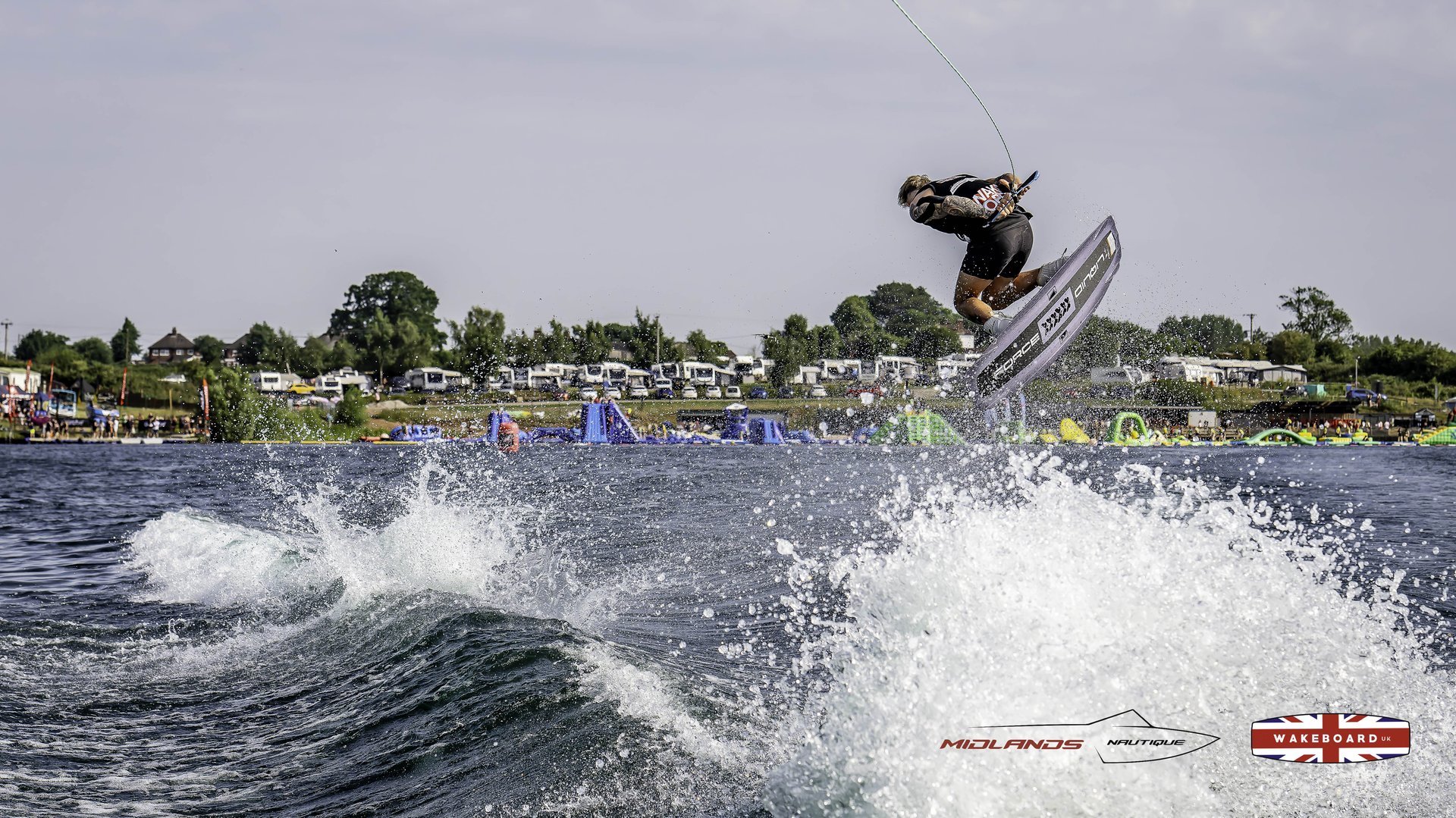 Rider at the 2025 Midlands Nautique Wake Open