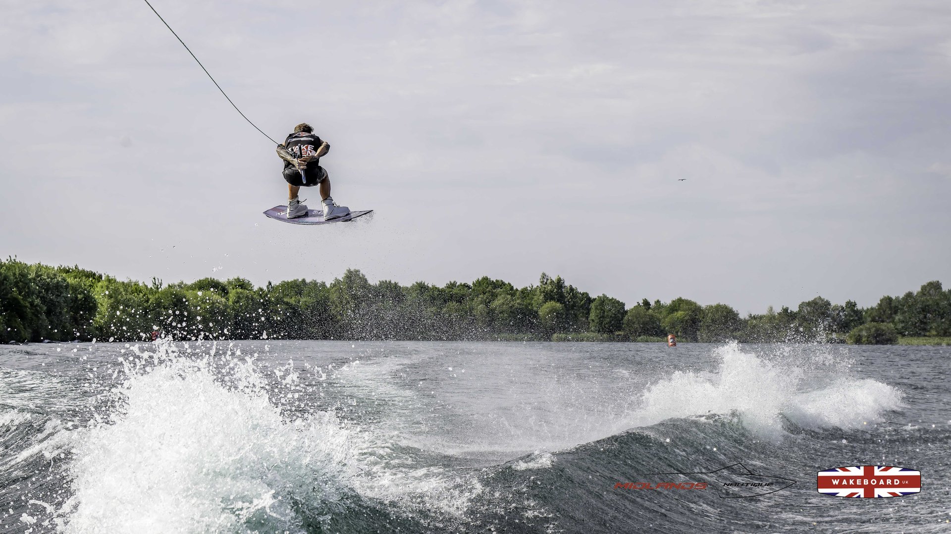 Rider at the 2025 Midlands Nautique Wake Open
