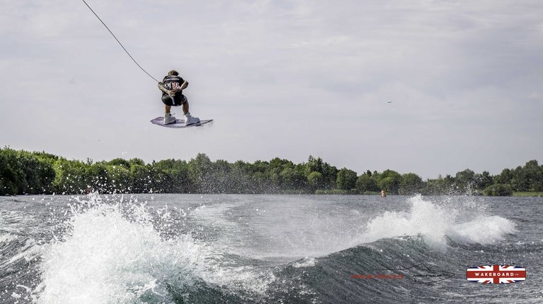 Rider at the 2025 Midlands Nautique Wake Open - Photo Mantis Pro Media