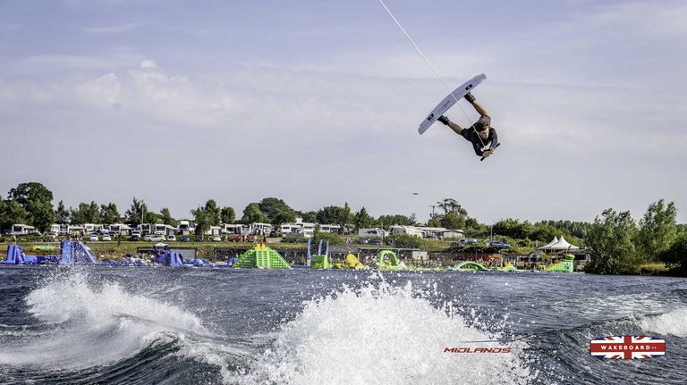 Rider at the 2025 Midlands Nautique Wake Open - Photo Mantis Pro Media