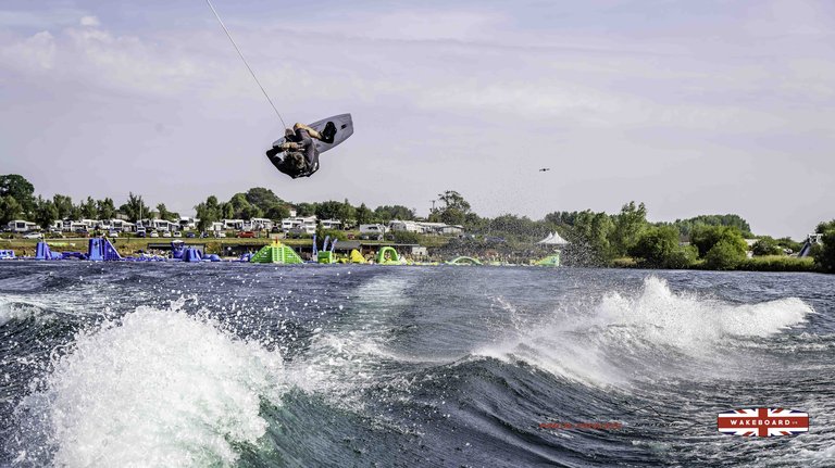 Rider at the 2025 Midlands Nautique Wake Open - Photo Mantis Pro Media