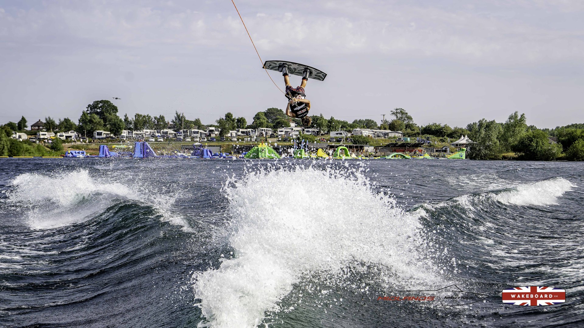 Rider at the 2025 Midlands Nautique Wake Open