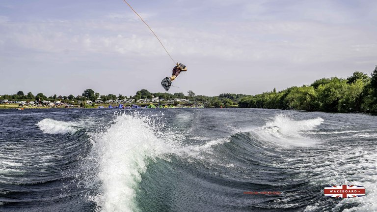 Rider at the 2025 Midlands Nautique Wake Open - Photo Mantis Pro Media