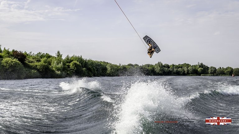 Rider at the 2025 Midlands Nautique Wake Open - Photo Mantis Pro Media