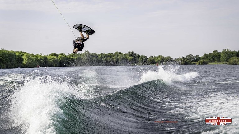 Rider at the 2025 Midlands Nautique Wake Open - Photo Mantis Pro Media