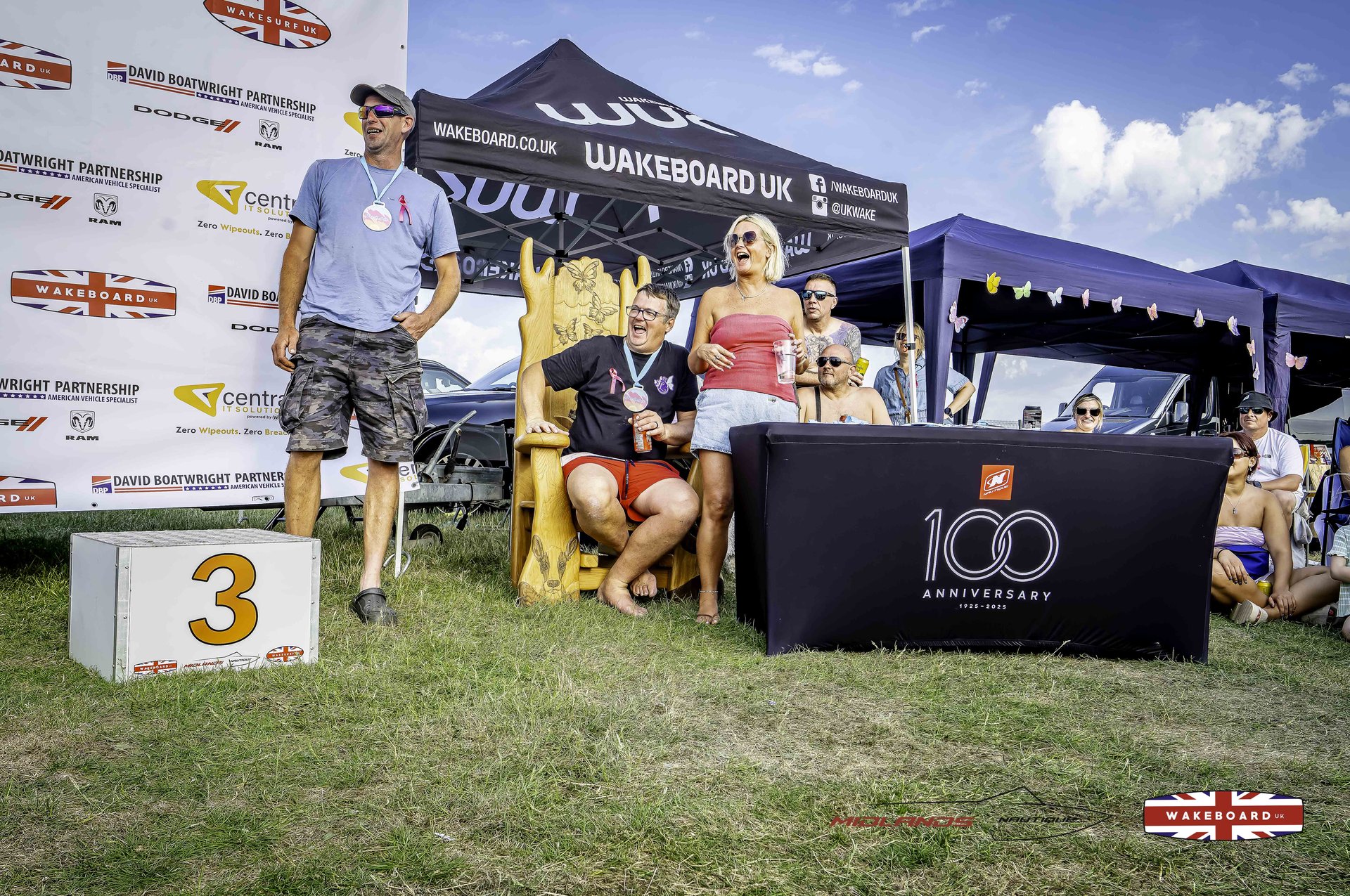 Rider at the 2025 Midlands Nautique Wake Open