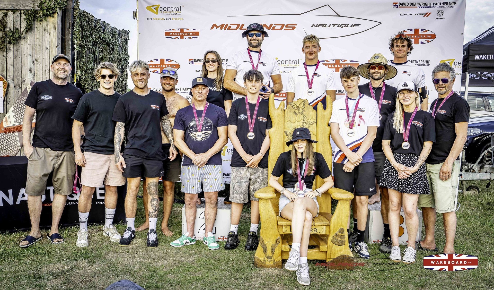 Team GB Euros Squad Presentation at the 2025 Midlands Nautique Wake Open