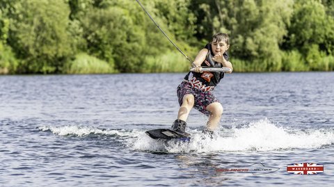 Rider at the 2025 Midlands Nautique Wake Open - Photo Mantis Pro Media