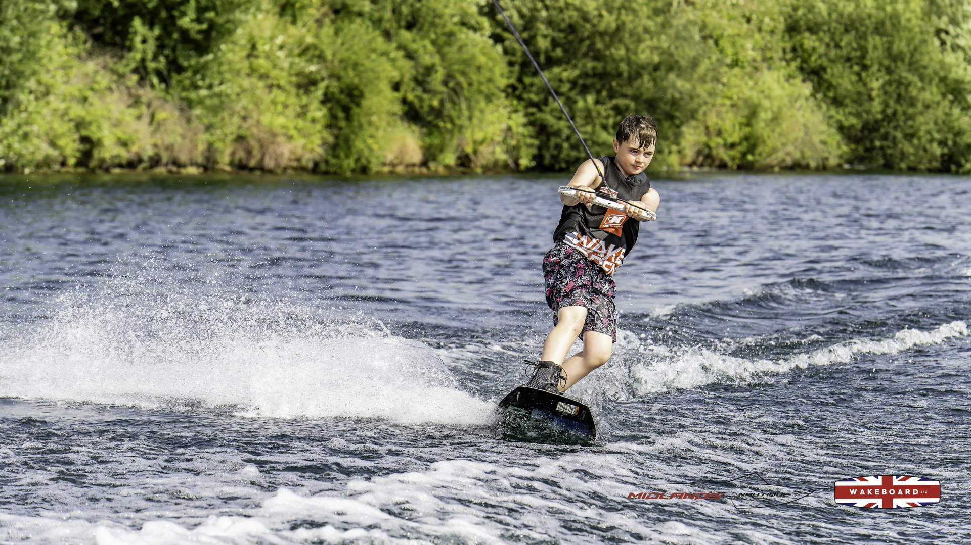 Rider at the 2025 Midlands Nautique Wake Open