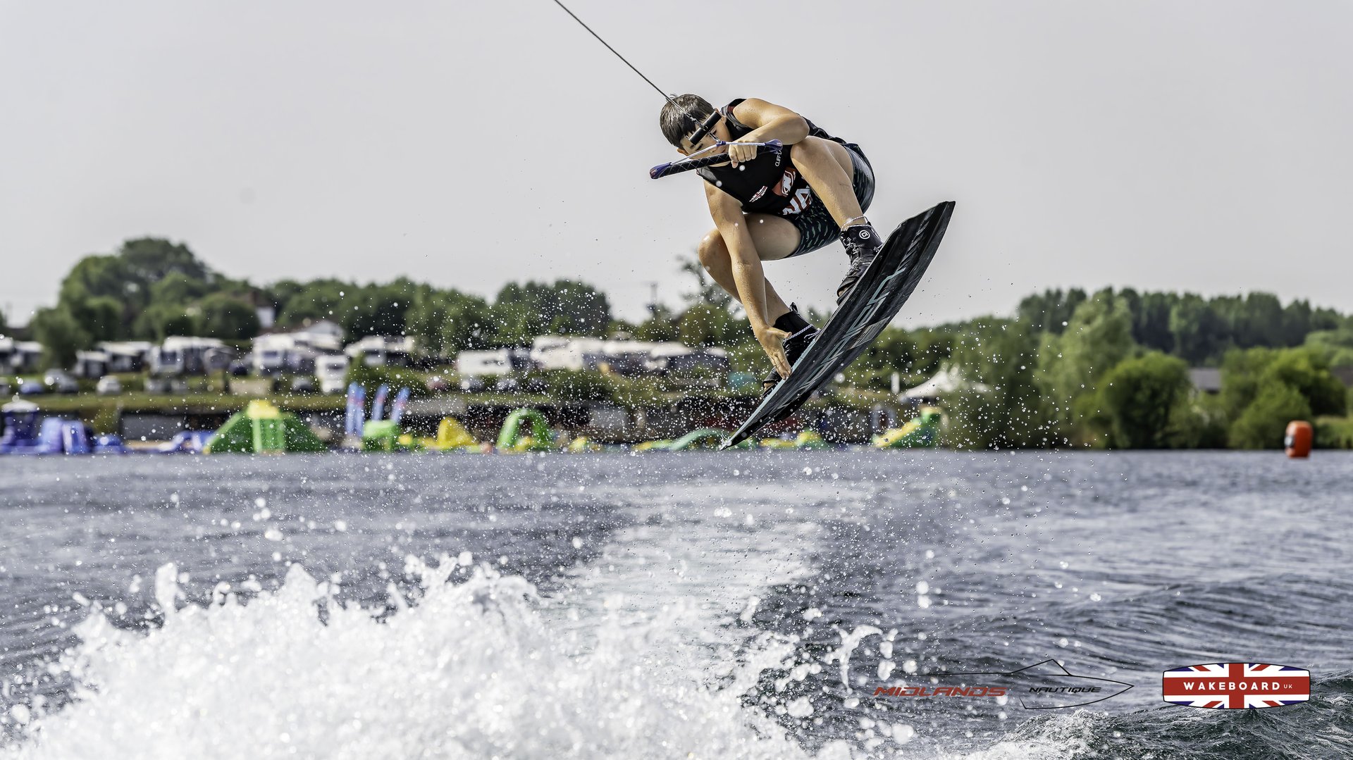 Rider at the 2025 Midlands Nautique Wake Open