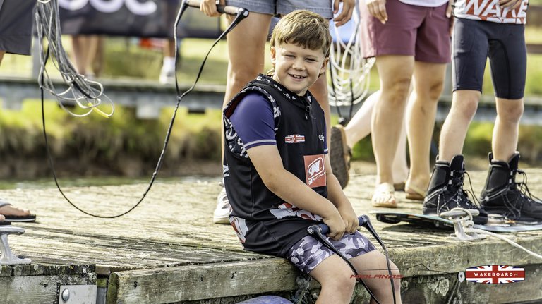 Rider at the 2025 Midlands Nautique Wake Open - Photo Mantis Pro Media