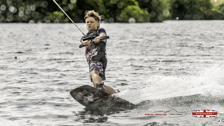Rider at the 2025 Midlands Nautique Wake Open - Photo Mantis Pro Media