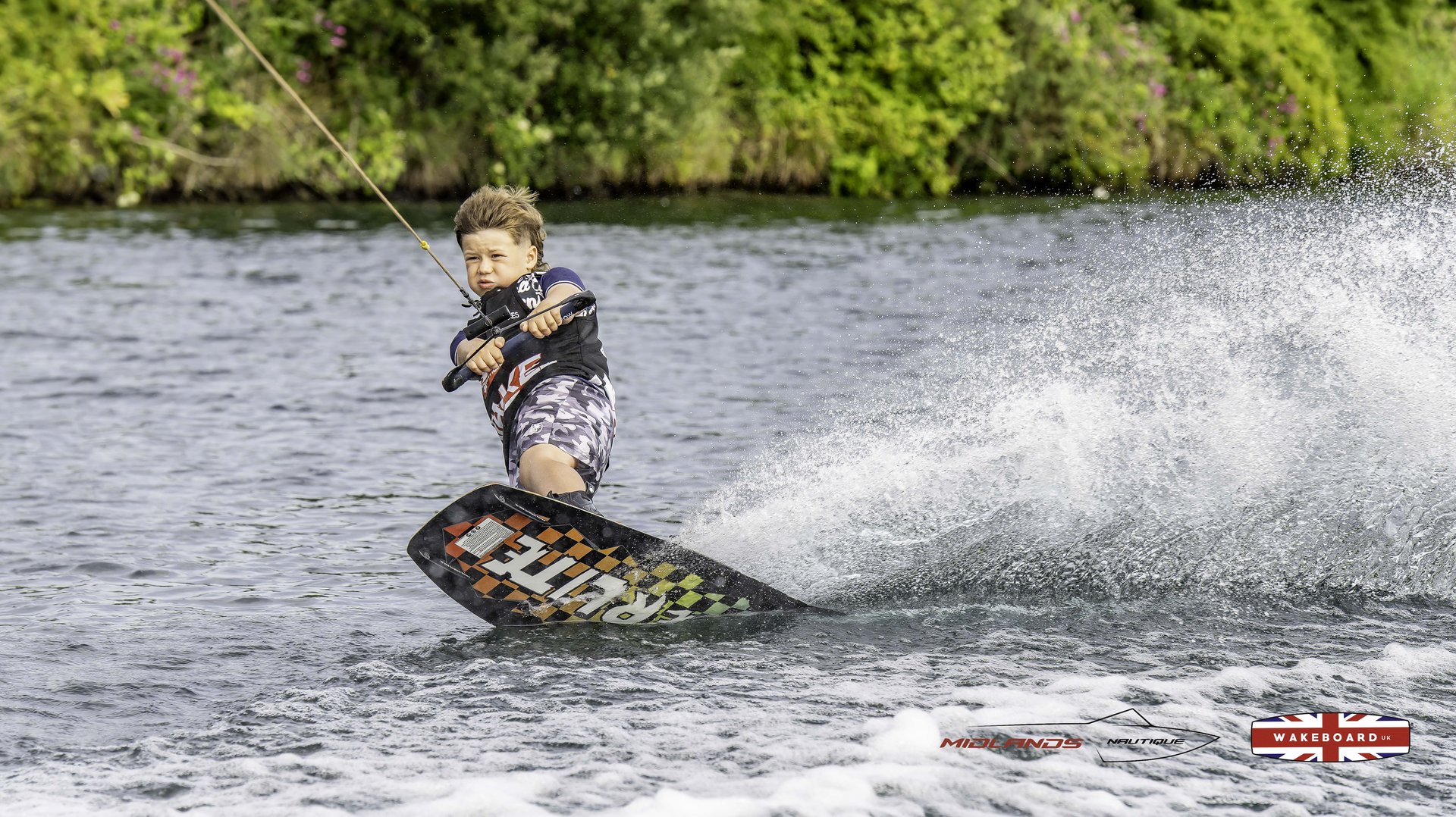 Rider at the 2025 Midlands Nautique Wake Open
