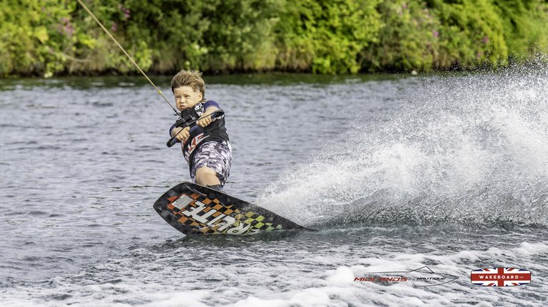 Rider at the 2025 Midlands Nautique Wake Open - Photo Mantis Pro Media
