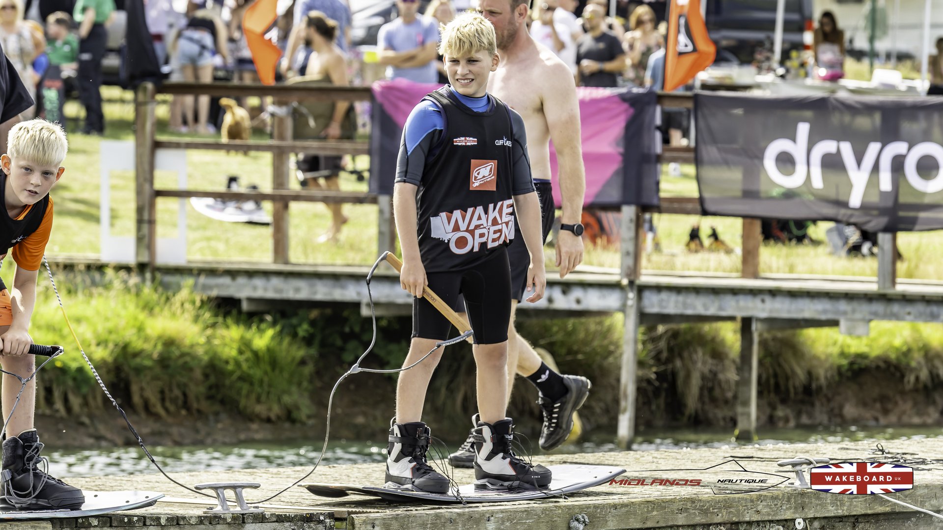 Rider at the 2025 Midlands Nautique Wake Open