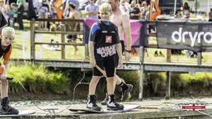 Rider at the 2025 Midlands Nautique Wake Open - Photo Mantis Pro Media