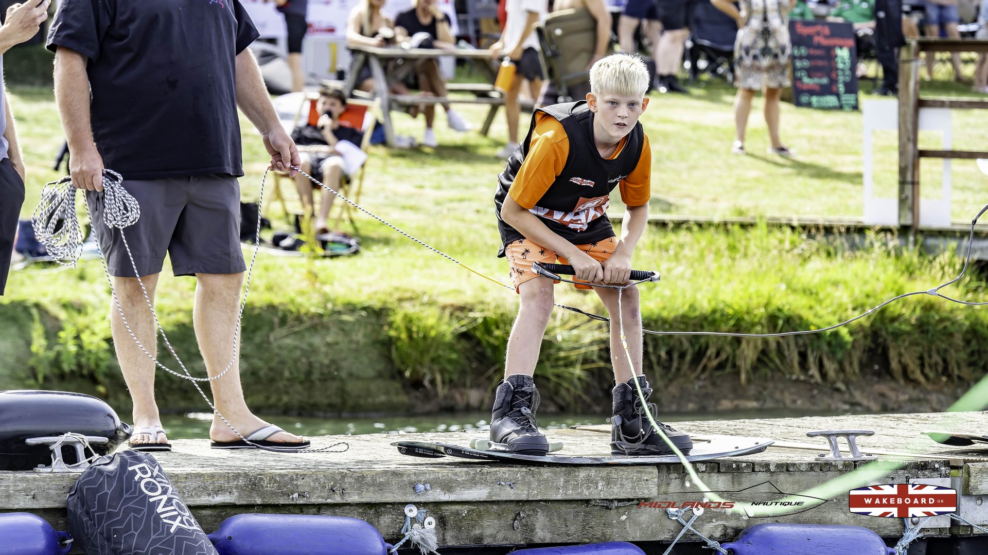 Rider at the 2025 Midlands Nautique Wake Open