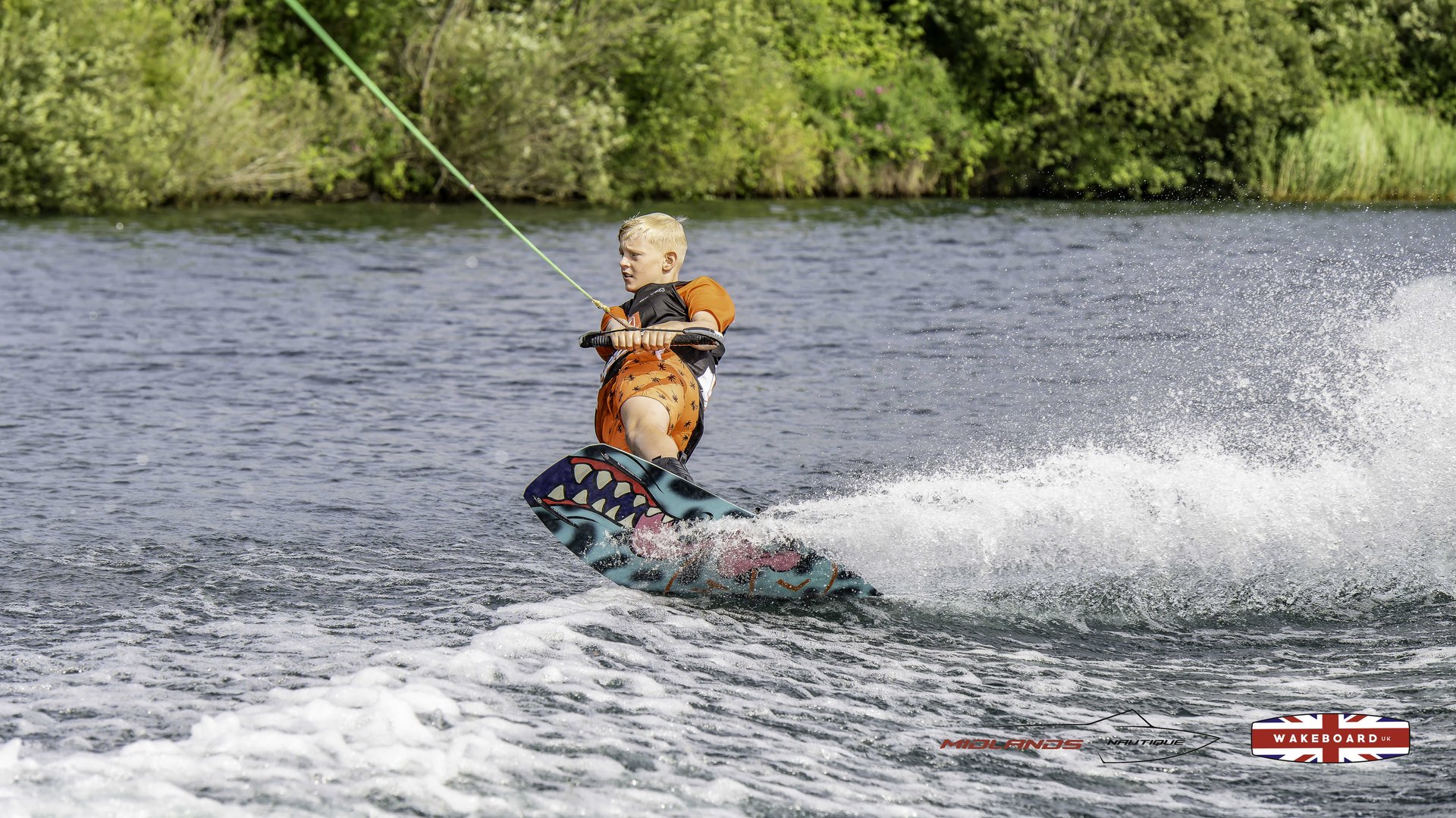 Rider at the 2025 Midlands Nautique Wake Open
