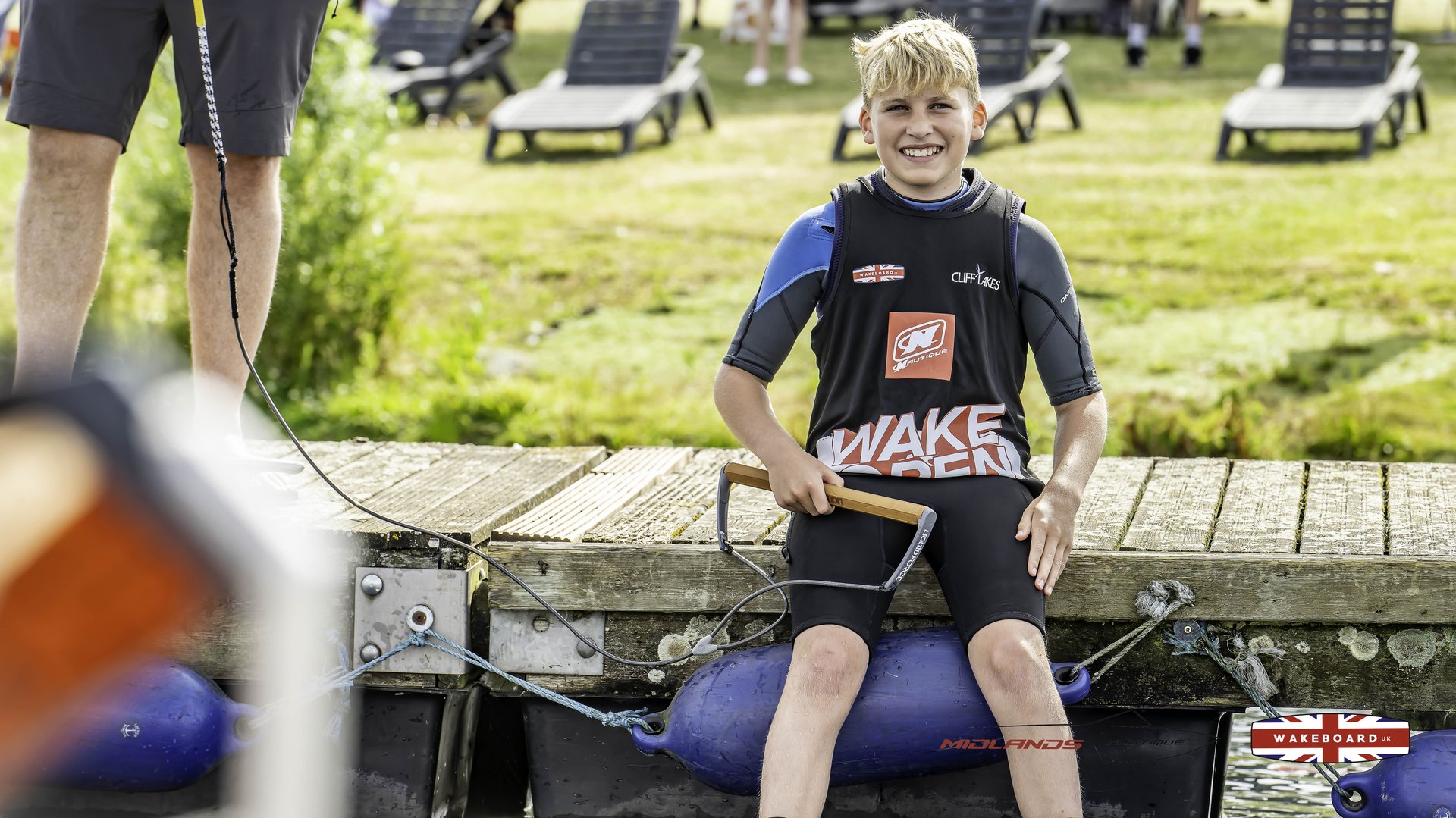 Rider at the 2025 Midlands Nautique Wake Open