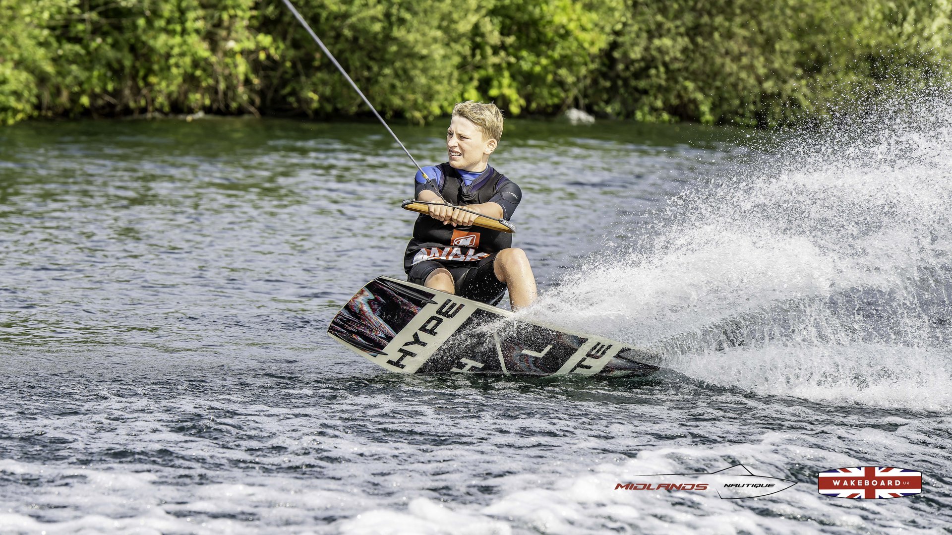 Rider at the 2025 Midlands Nautique Wake Open