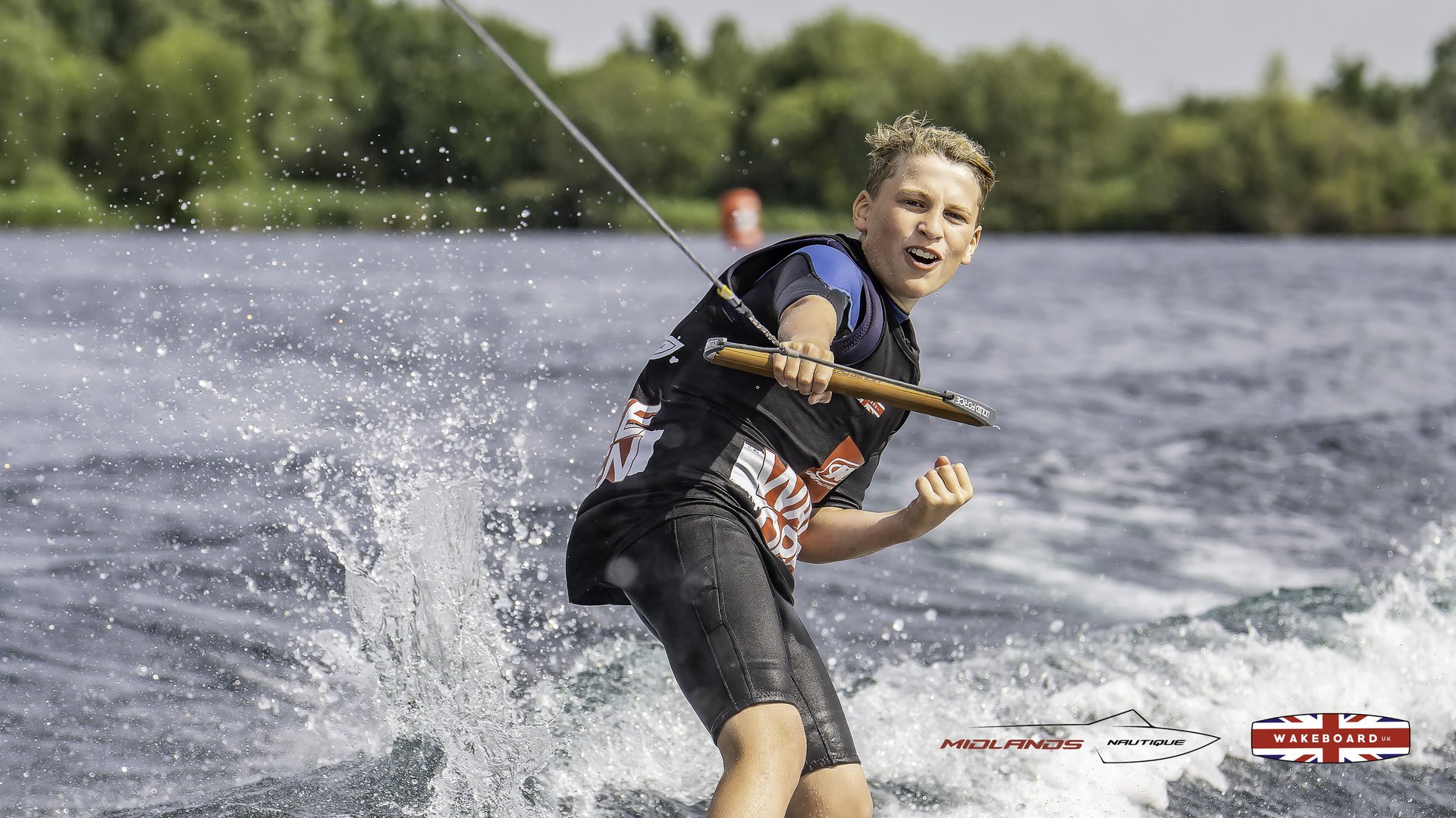 Rider at the 2025 Midlands Nautique Wake Open