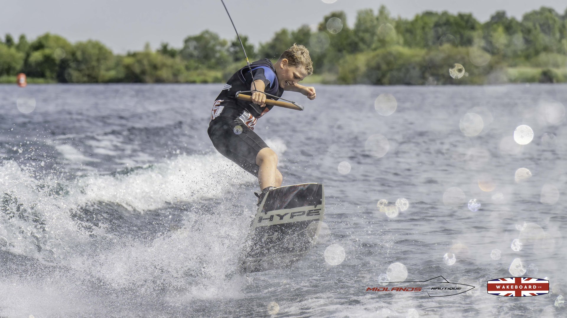 Rider at the 2025 Midlands Nautique Wake Open