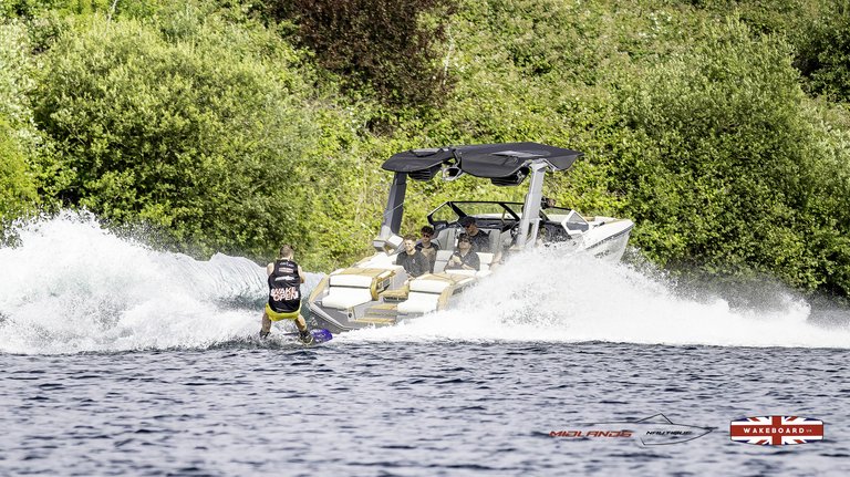 Rider at the 2025 Midlands Nautique Wake Open - Photo Mantis Pro Media