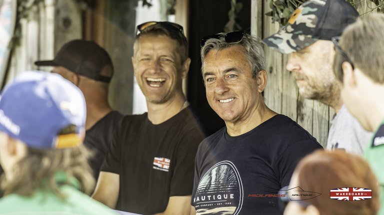 Jay and Colin at the 2025 Midlands Nautique Wake Open - Photo Mantis Pro Media