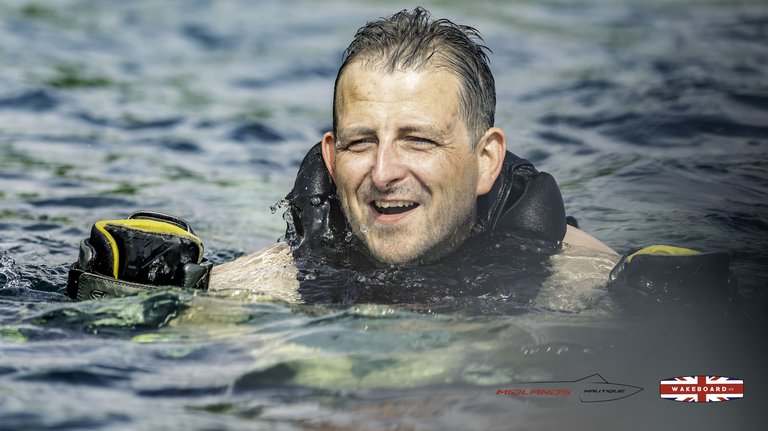 Rider at the 2025 Midlands Nautique Wake Open - Photo Mantis Pro Media