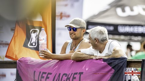 Rider at the 2025 Midlands Nautique Wake Open - Photo Mantis Pro Media