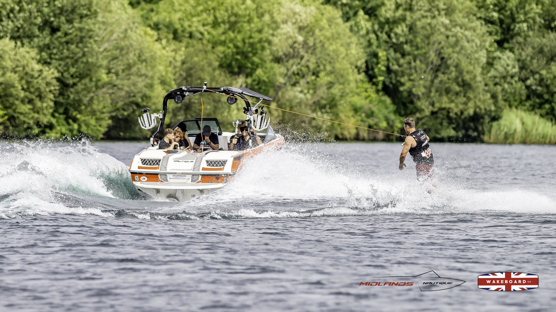 Rider at the 2025 Midlands Nautique Wake Open