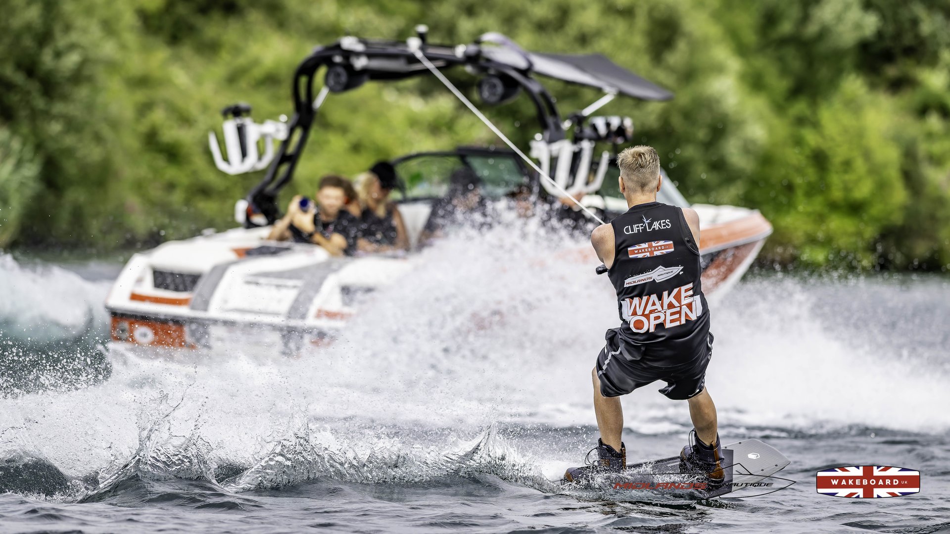 Rider at the 2025 Midlands Nautique Wake Open
