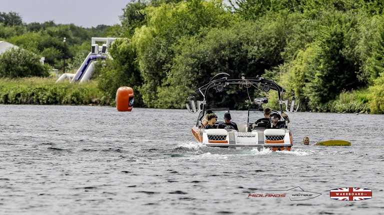 Rider at the 2025 Midlands Nautique Wake Open - Photo Mantis Pro Media