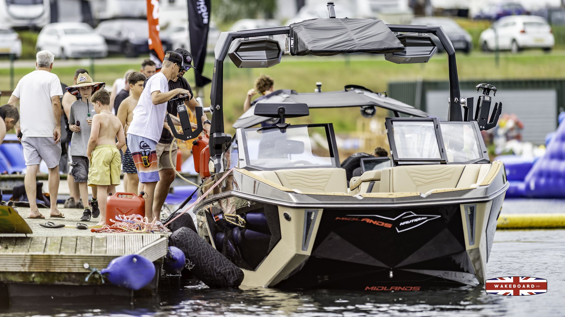 Rider at the 2025 Midlands Nautique Wake Open