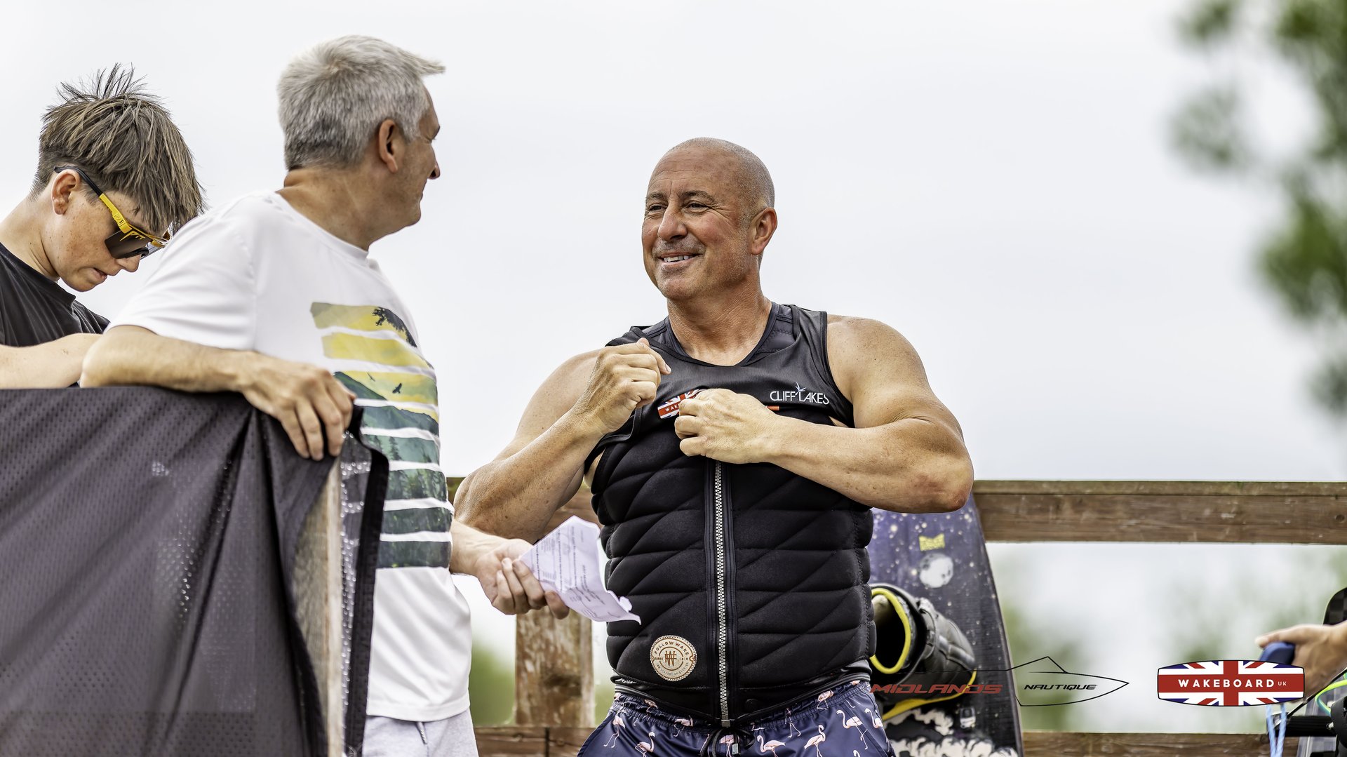 Rider at the 2025 Midlands Nautique Wake Open