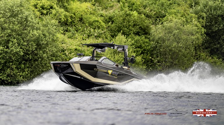 Rider at the 2025 Midlands Nautique Wake Open - Photo Mantis Pro Media