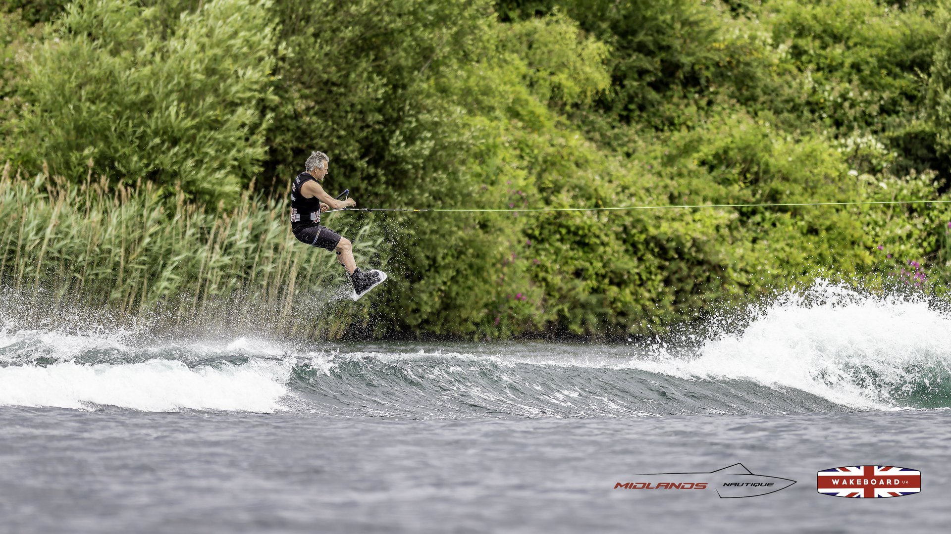 Rider at the 2025 Midlands Nautique Wake Open