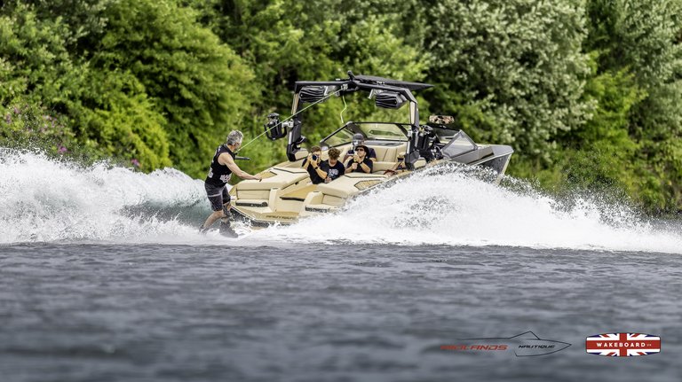 Rider at the 2025 Midlands Nautique Wake Open - Photo Mantis Pro Media